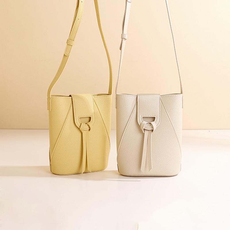 Women's Shoulder Bags Soft Hasp PU Leather Mini Handbag Large Capacity Crossbody Bags Solid Color Phone Purse CLE