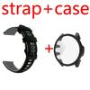Strap + Case For Garmin Forerunner 570 970 965 955 165 265 255 Case Strap Cover Tempered Glass Screen Protector Protective Bumper Silicone Band