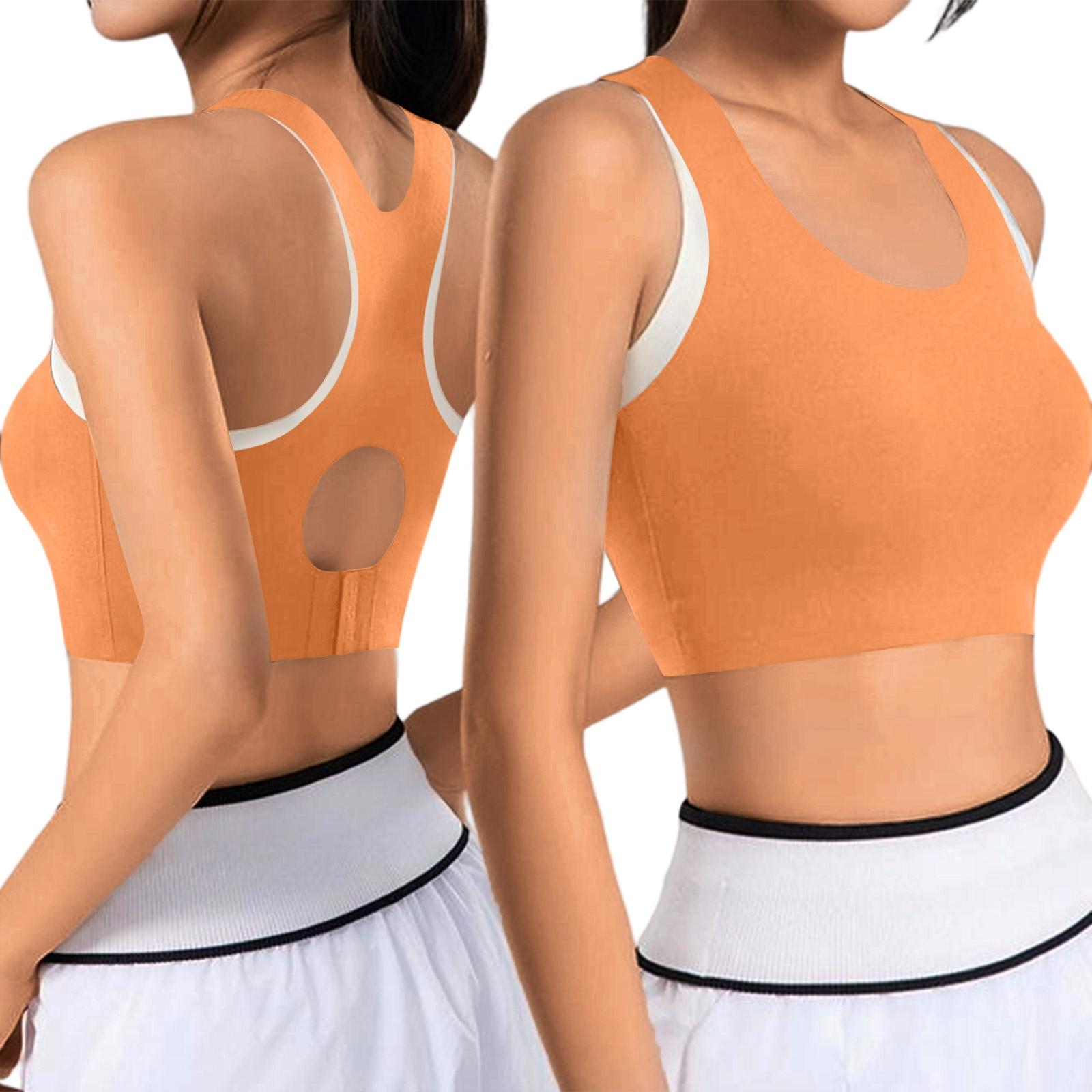 Женский модный, повседневный, спортивный, с красивой спиной, открытый и бесшовный, высокопрочный ударопрочный топ-майка для бега, фитнеса, йоги XXL