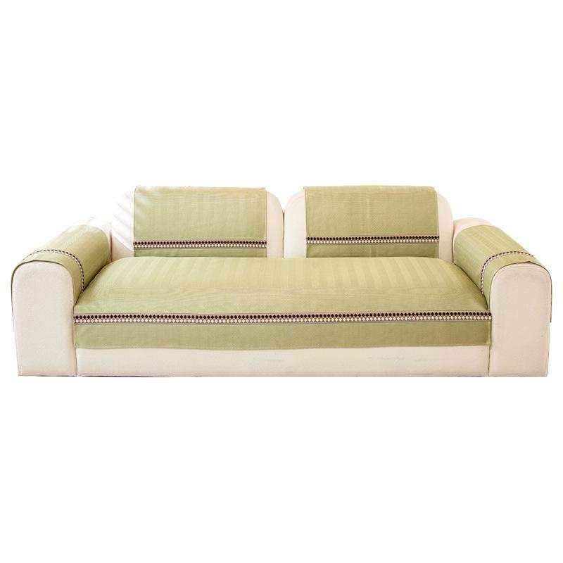 Summer cool ice silk sofa cushion 2025 new summer mat seat cushion non-slip sofa cover cover cloth towel