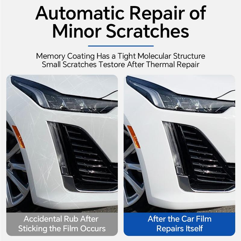 Headlight Rearview B C Pillars TPU Anti-scratch Protection Film For Cadillac CT5 Luxury Premium -2024 Clear Bra Pre-cut PPF