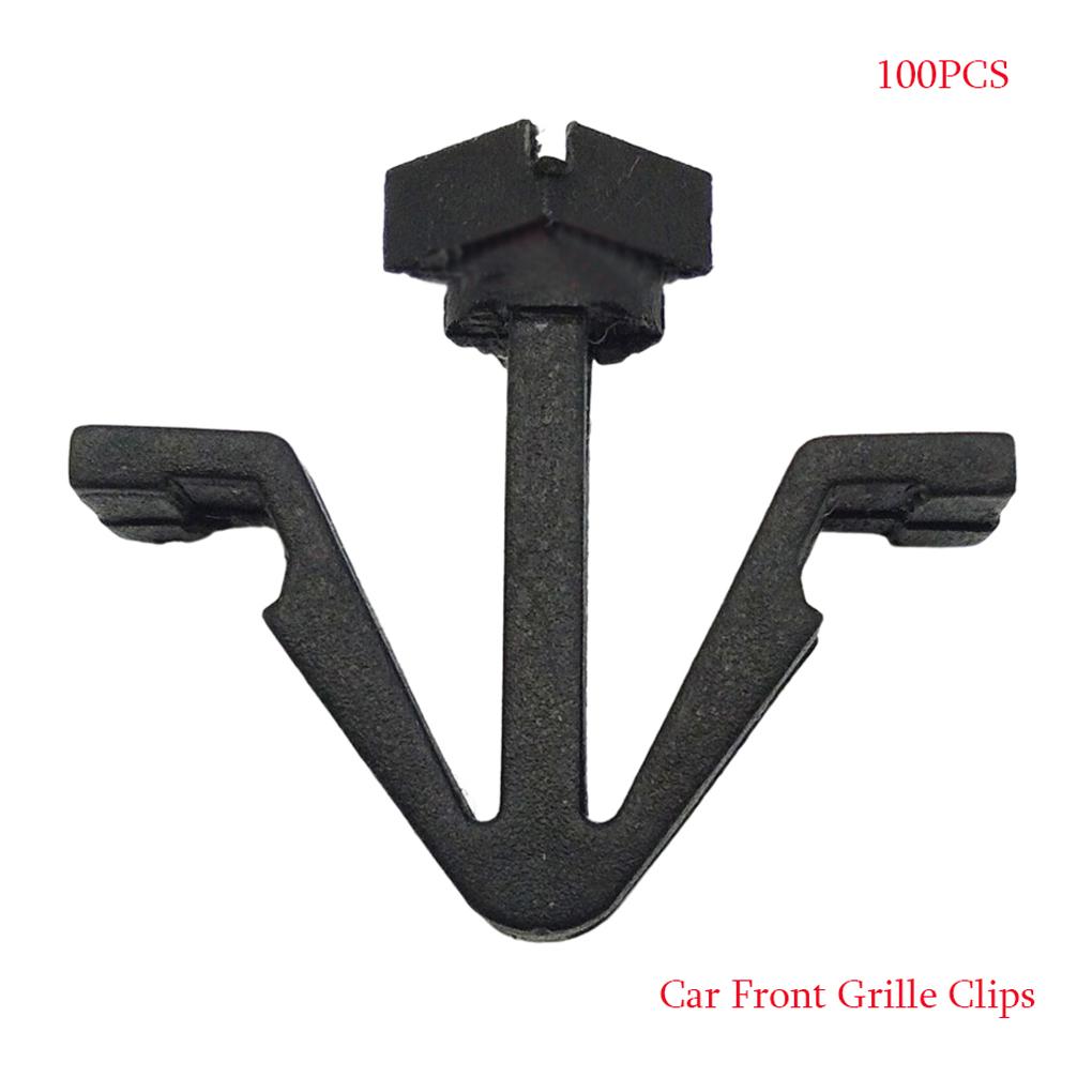 100 Pcs/Set Car Front Grille Clip Upgrading Repairing Replaceable Automobile Clips Replacement for Patrol GQ Y60