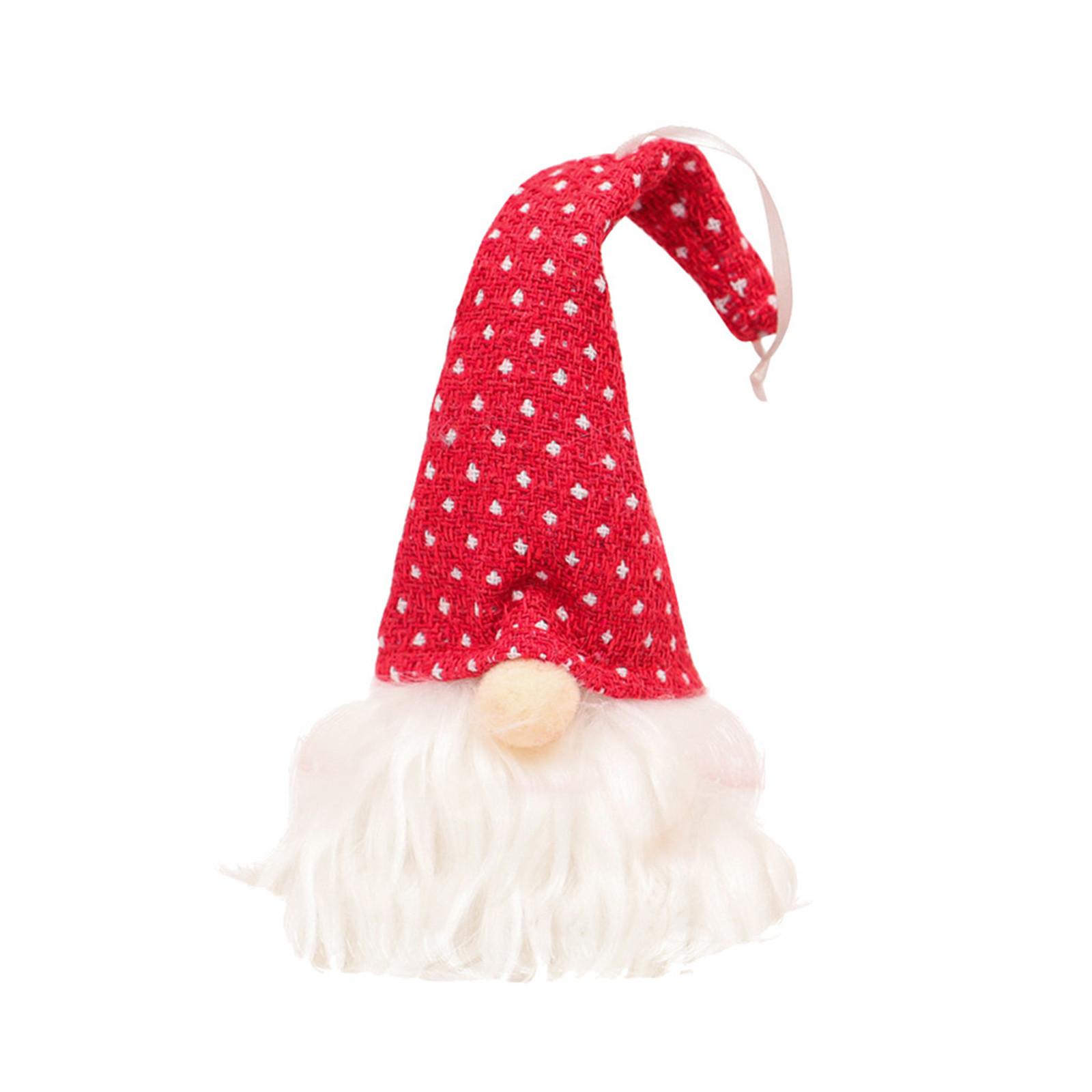 

Christmas Forest Old Man With Lamp Pendant Face - Less Doll Shining Small Penda Pendant With Light Pendant With Light красный