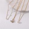 Japanese and Korean ins small fresh and sweet pearl temperament collarbone chain charm necklace jewelry women's multi-layer simple butterfly