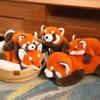 New Pap Series Panda Fox Plush Toy Panda Doll Simulated Bear Doll Doll Children Birthday Gift