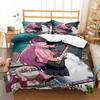 3D Anime Lonely Rock Digital Print Polyester Bedding Sets Covers Boys Bed Linen Set For Teens Bedding Set Queen Bedding Set