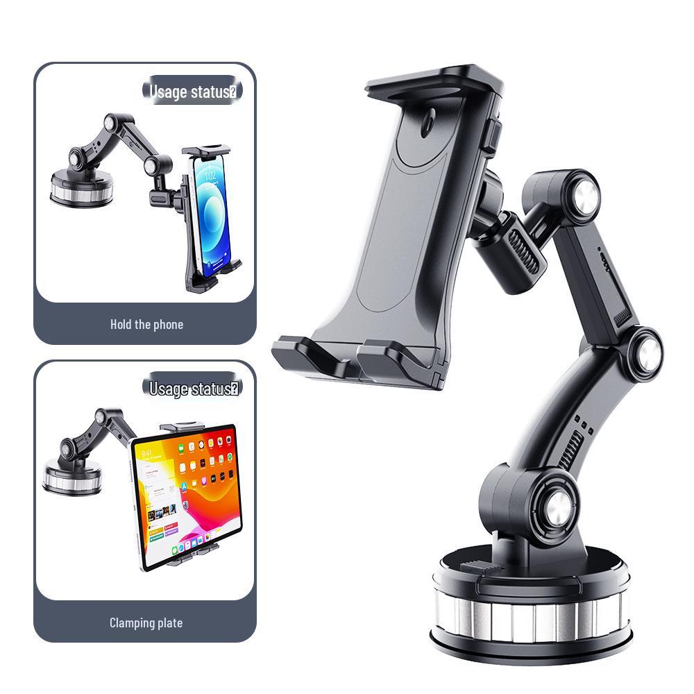 Universal Anti-Shake Suction Cup Car Phone & Tablet Holder for Dashboard Navigation