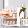 Refrigerator Egg Organizer 36 Capacity Stackable Holder with Detachable Design for Kitchen Storage