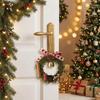 Cute Christmas Pendant Red Velvet Bow Jingle Bells Door Hanger Gift Xmas Tree Ornament  Christmas