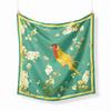 Famous Oil Painting Twill Silk Scarf Fashion Women Scarf Wraps 53cm Square Scarves Head Scarf Hijab Neckerchief Bandana
