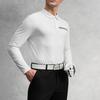 Fila Golf Serisi Günlük Spor Basit Hafif Nefes Alabilen Dayanıklı Örgü Uzun Kollu Polo Tişört Erkek üst A11M545202F-WT