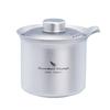 Titanium Double-Layer Tea Infuser Cup With Lid Fairness Pitcher Portable Home Travel Gongfu Set