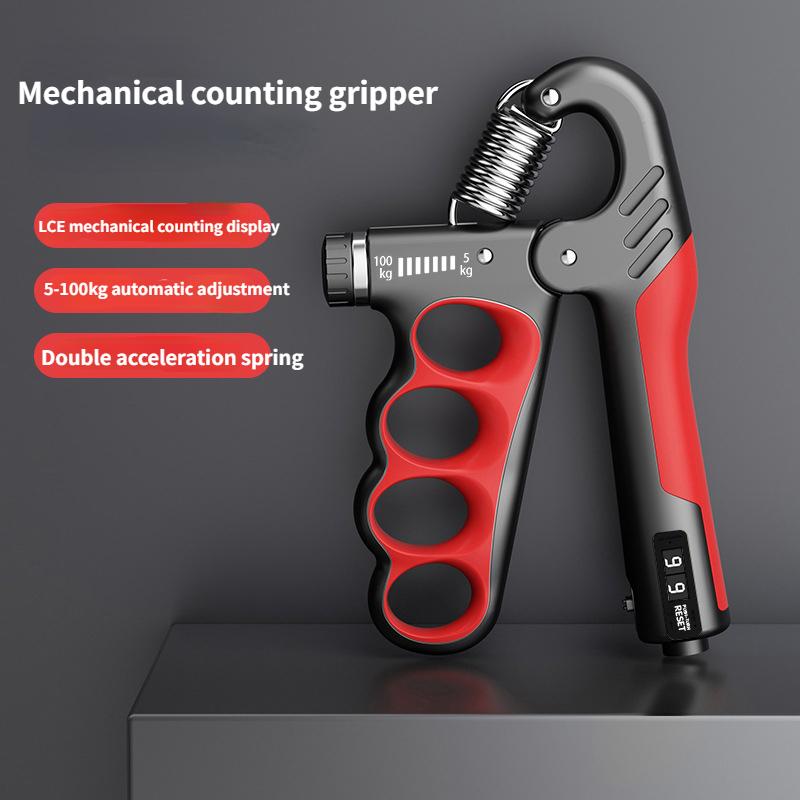 Electronic Counting Grip Strength Device, Arm Strength Fitness Device, Rehabilitation Training Exercise Device, Five Finger Grip Strength Device