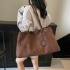 Yogodlns Women Vintage Tote Bag Solid Color Shoulder Bag Large Capacity Handbag Commute Satchel Bag for Work Travel Shopping