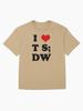 I HEART TS;DW Oversized T-Shirt