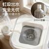 Dual Pet Food Water Bowl Integrated Feeder Waterer Anti Spill Neck Protection Elevated Feeding Dish For Cats Small Medium Dogs