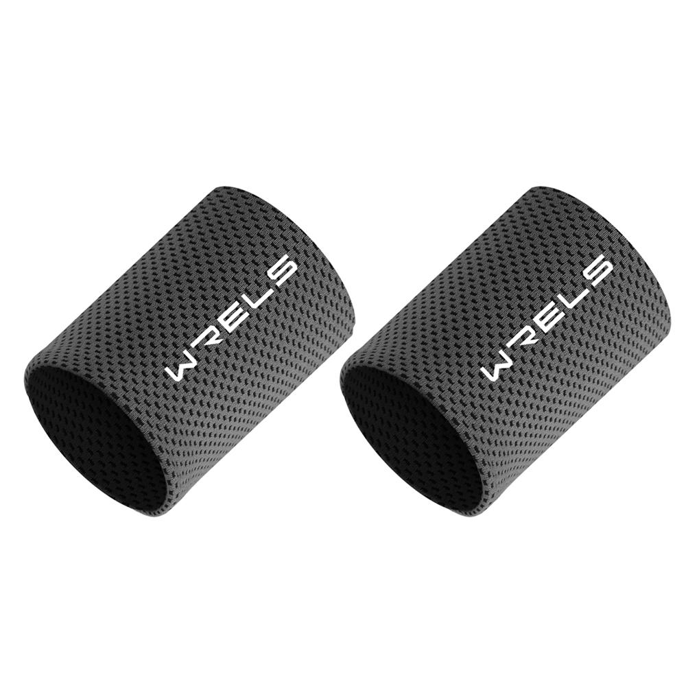 WRELS 1/2 PC Summer Cooling Wrist Sweatband Sport Wrist Brace Support Sweat Absorbing Wristband Gym Running Breathable Wristband 1