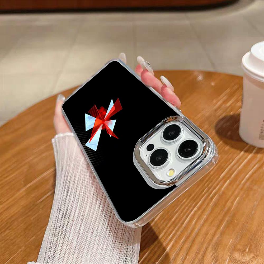 Game R-ResidentS EvilS Phone Case For Iphone 17 16 15 14 13 12 11 Pro Max Xr Air Plus Silicone Cover Silver Hard Shell Cover