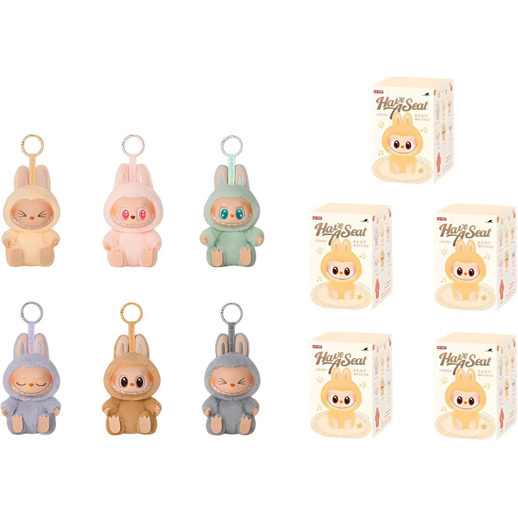 New POP MART Labubu The Monsters Have A Seat Duoduo Vinyl Plush PPMT-2407-0034