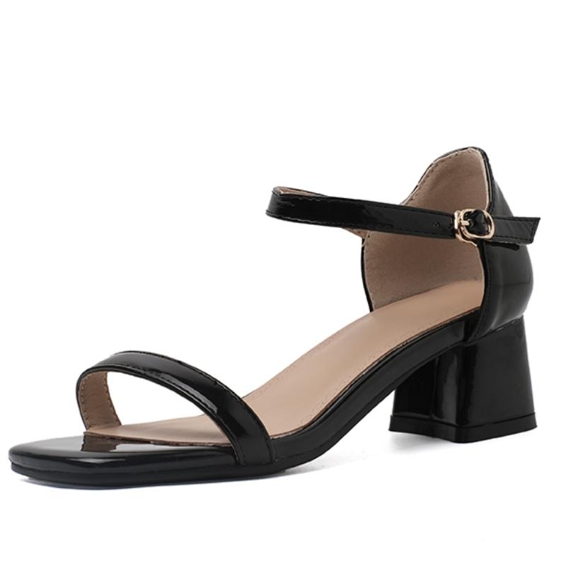 

Модная летняя обувь для женщин, сандалии 2024 года, шлепанцы на низком каблуке, с ремешками на щиколотке, розовые, белые, свадебные туфли для вечеринок, женские, большого размера 44, 50, 52 48