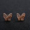 Ohrringe für Damen Nischen-Ins-Design Schmetterlings-Ohrringe Neue Trendige Herbst- und Winter-Ohrringe Exquisit und Hochwertig