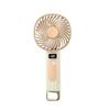 Portable USB Rechargeable Handheld Fan: 120 Speeds, Dual-Use, Compact Digital Display