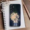 F-Charlie and Lola Cartoon Phone Case For Samsung Galaxy A73,21,22,32,71,53,52,51,80,5G Soft Black Cover