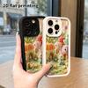 Phone Case: 2D Flat, Suitable for iPhone 18, 17, 16, 15, 14, 13, 12Pro Protective Case, Bunny Paradise, Perfect Christmas and Halloween Holiday Gift