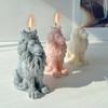 3D Lion King Candle Silicone Mold Animal Series Plaster Resin Mold DIY Soap Making Tool Decorative Ornaments Manual Mold