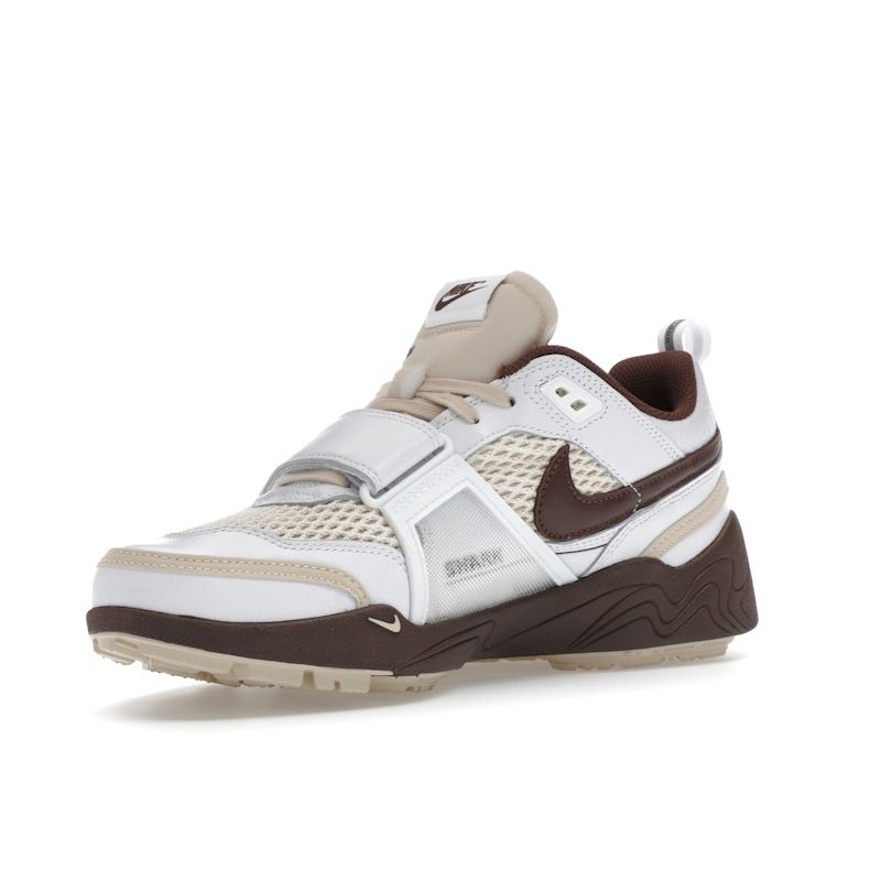 Travis Scott X Nike Zoom Field Jaxx Light Chocolate Unisex Sneakers White HQ3073-100