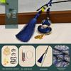 Handmade DIY Car Pendant Kit: Brocade Gourd Hanging Ornament Souvenir