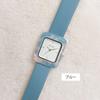 Kalanchoe Square Acetate Bezel Watch H05022A-1 BL Women's Blue