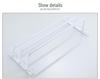 Weißer Space-Aluminium Mehrschichtiger Badezimmer-Handtuchhalter - Drei Stangen