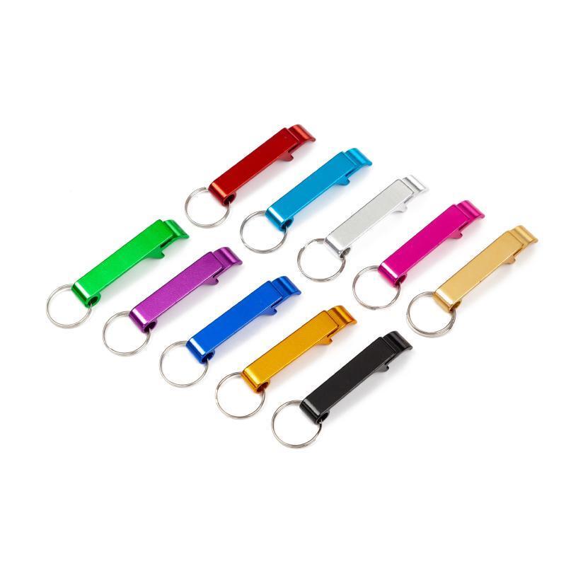 4 Pezzi Apribottiglie Birra Lega di Alluminio Mini Apribottiglie Apri Lattine Apribottiglie Creativo Colore Casuale Regalo Aziendale