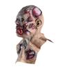 652F Halloween Latex Mask with Long Tongue Halloween Costume Realistic Mask Horror Headgear Accessories