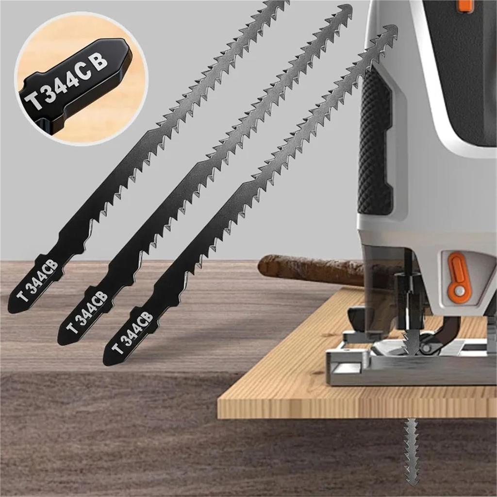 T344CB Replaceable Double Sided Curved Saw Blade Flush Cutting Blades Wood Jigsaw Blade Aluminum Tight Spaces Cutting Saws Tool