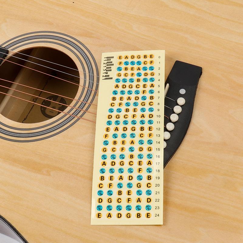 1/3/5Pcs Guitar Fretboard Notes Map Labels Stickers Fingerboard Fret Decals For Acoustic Electric Guitarra Accessories