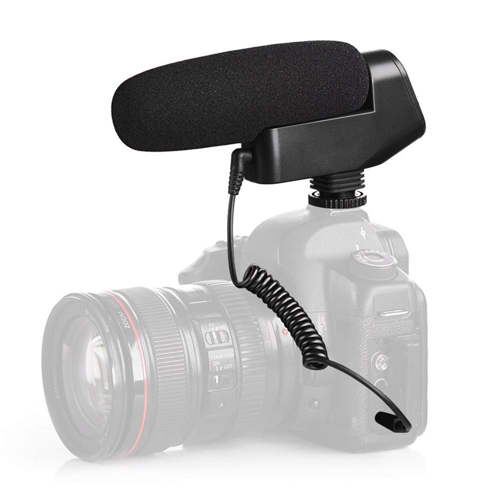 BOYA Kondensatormikrofon für digitale Spiegelreflexkameras, Schwarz, BY-VM600