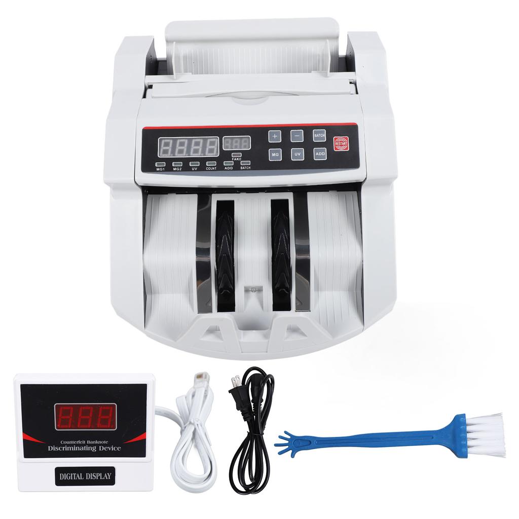 Counterfeit Bill Detector Rapid Detection High Accurate Money Counter Machine with LED Display for