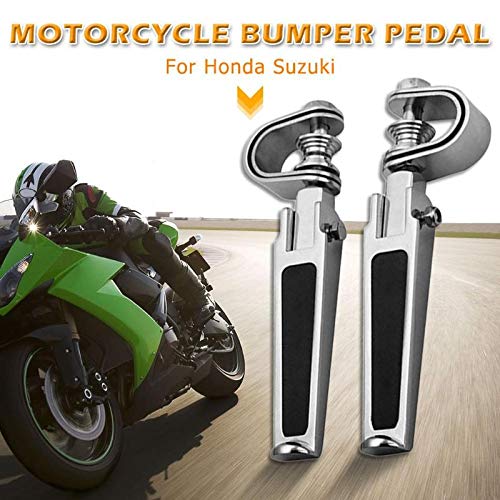 YUANYE Folding Highway Engine Guard Crash Bars Foot Pegs Motorcycle Accessories 2pcs/Set