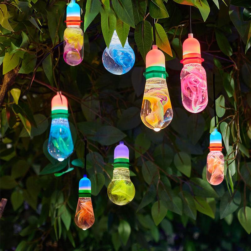 LED Color-Changing Waterdrop Wish Pendant Light