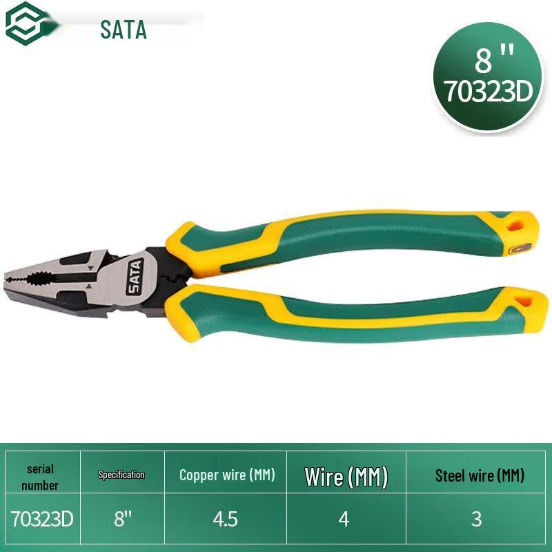 SATA Industrial Grade 8-inch Wire Pliers