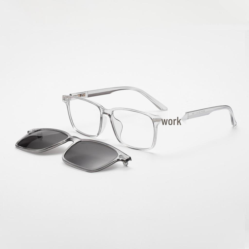 2025 Magnetic Clip-on Unisex Trendy Anti-UV Sunglasses for Driving & Outdoor