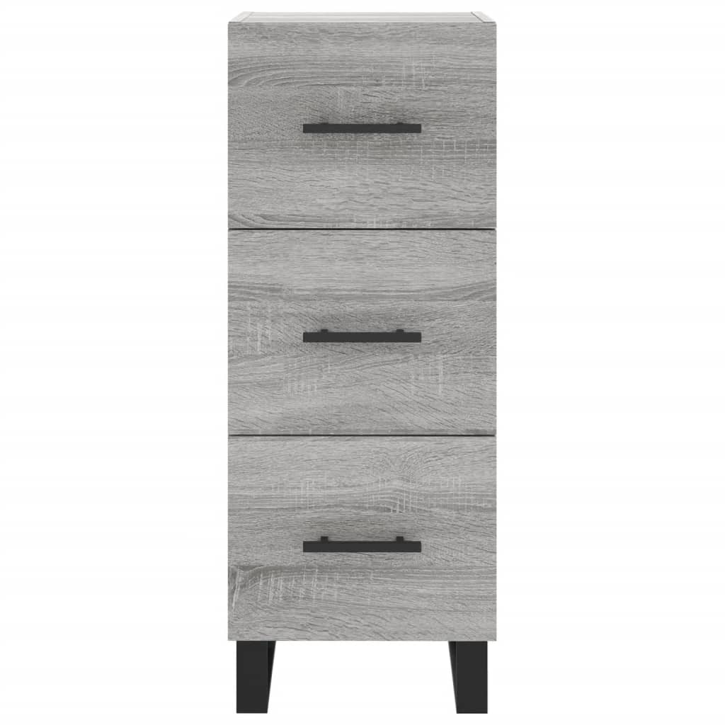 Sideboard Gray Sonoma 34.5 x 34 x 90 cm Particleboard