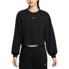 Sportswear Logo Loose Fit Crewneck Long Sleeve Sweatshirt Women Sweatshirt IF0229-010