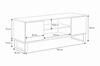Focus RTV cabinet 135 cm - loft Oak artisan