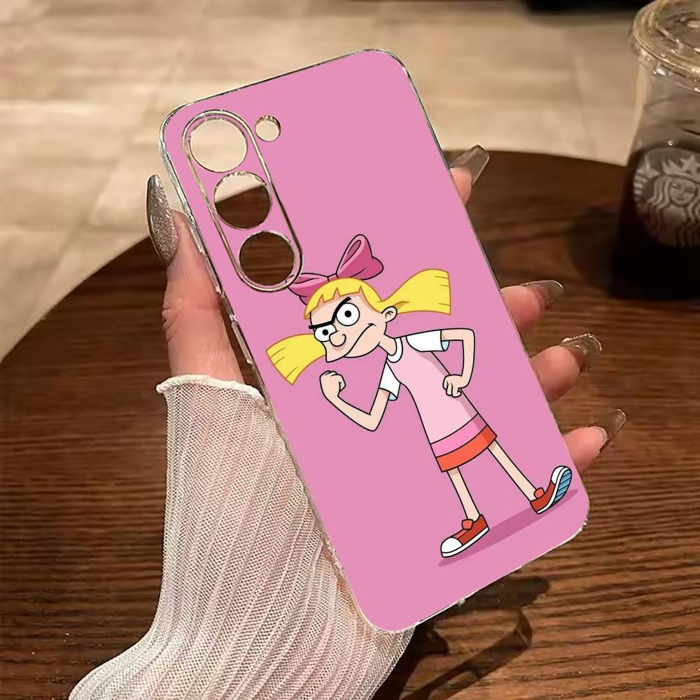 Classic Cartoon Characters-R-Rugrats Clear Soft Silicone Phone Case for Samsung Galaxy A71, A70, A52, A51, A40, A30