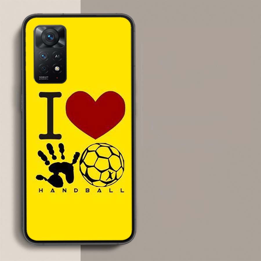 Handball Sport Phone Case For Redmi Note 14+ 13 Pro Plus 14C 13C 12C 12 10A 10C 10 9 8 9A 9C 9T 8A 7 Pro Xiaomi Capa Cover Cute