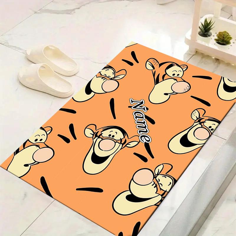 Custom 1Pc Tigger Rug Office Carpet Indoor Outdoor Entrance Doormat Nonslip Soft And Comfortable Living Room D916363