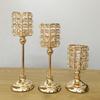 Crystal Candelabra Centerpieces Candle Holder for Wedding Home Holiday Dinner Party Table Decoration Valentine Christmas
